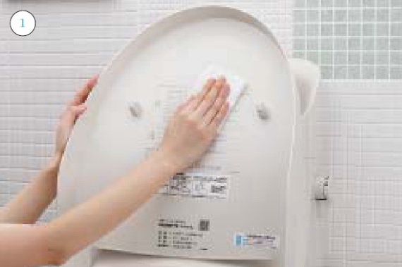 トイレフタ_お手入れの仕方画像