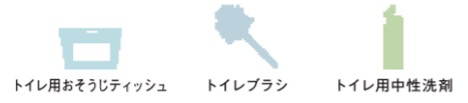 トイレフチ・フチ裏・鉢内_用意する物