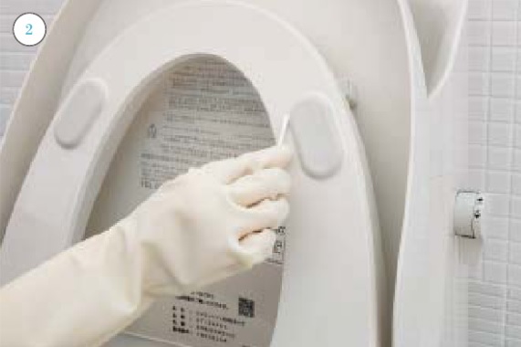 トイレ便座_お手入れの仕方画像