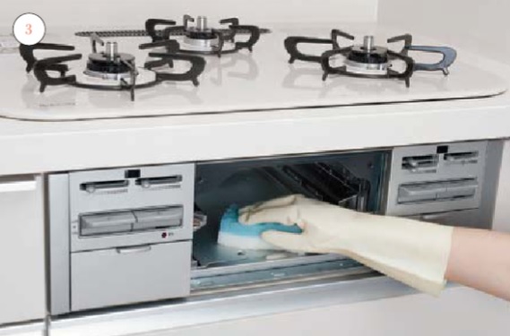キッチン加熱機器（しつこい汚れ）_お手入れの仕方画像③