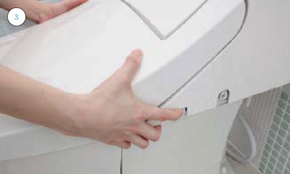 トイレ便器とシャワートイレのすき間_お手入れの仕方画像①