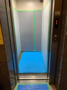 養生　マンション　エレベータ