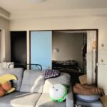 引き戸&アイアンバーBefore①